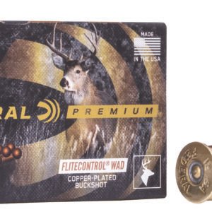 Federal PFC15400 Premium Vital-Shok 12Gauge 2.75" 9Pellets 00BuckShot 5 Per Box/50 Case
