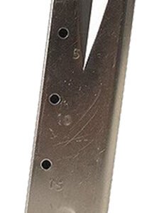 Mec-Gar MGRP8515N Ruger 15rd 9mm Luger, Fits  Ruger P95/P85/P89/P93/P94, Nickel Carbon Steel