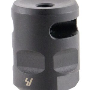 Strike Industries WHCOMP556 WarHog Comp  Black Steel with 1/2"-28 tpi Threads, 1.27" OAL & 0.26" Diameter for 223 Rem, 5.56x45mm NATO AR-Platform