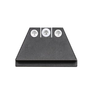 Night Fision GLK004003WGW Suppressor Height Sights For Glock Green Tritium White Outline Front Sight-Green Tritium White Outline Rear Sight Glock 17/17L/19
