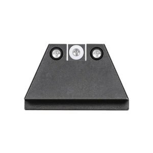Night Fision GLK004003WGZ Suppressor Height Sights For Glock  Green Tritium White Outline Front Sight-Green Tritium Black Outline Rear Sight Glock 17/17L/19