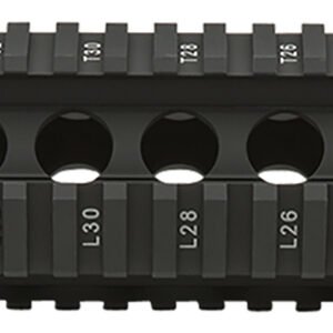 BCM QRF12556BLK QRF 12" Free-Floating Style Made of Aluminum with Black Anodized Finish & Picatinny Rail for AR-Platform
