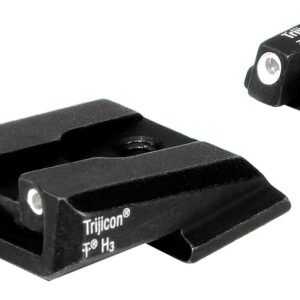 Trijicon 600442 Bright & Tough Night Sights  Green/Tritium White Outline Front Sight-Green/Tritium White Outline Rear Sight Smith & Wesson M&P/M&P M2.0