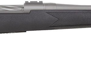 Mossberg 28006 Patriot 7mm-08 Rem 5+1 22" Stainless Cerakote Fluted Barrel, Stainless Cerakote Receiver Drilled & Tapped, Black Fixed Synthetic Stock, Right Hand
