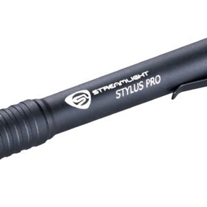 Streamlight 66118 Stylus Pro PenLight  Black Anodized 100 Lumens White  C4 LED
