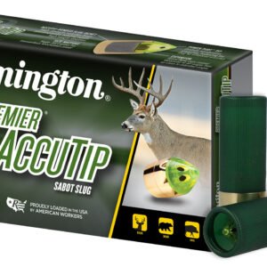 Remington Ammunition 20727 Premier AccuTip 12 Gauge 2.75" Sabot Slug Shot 5 Per Box/ 20 Cs