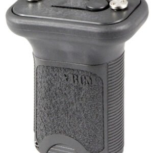 BCM VGSKMBLK BCMGunfighter Short Vertical Grip Made of Polymer With Black Aggressive Textured Finish with Storage Compartment for Keymod Rail