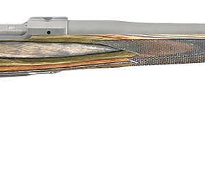 Ruger 17123 Hawkeye Predator Full Size 204 Ruger 5+1 24" Matte Stainless Steel Barrel, Integral Scope Mounts Stainless Steel Receiver, Green Mountain Fixed Laminate Stock