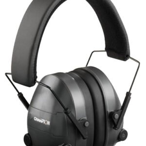 Champion Targets 40974 Electronic Muffs 25 dB Over the Head Black