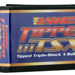Barnes Bullets 30220 Tipped TSX 25Cal 100gr TTSX Boat Tail 50/Box