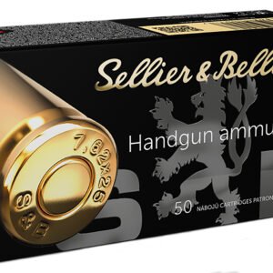 Sellier & Bellot SB762TOK Handgun 7.62x25mmTokarev 85gr Full Metal Jacket 50 Per Box/30 Case