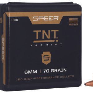 Speer 1206 TNT 6mm 70gr Jacketed Hollow Point 100 Per Box/5 Case