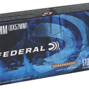 Federal 8A Power-Shok 8mmMauser 170gr Jacketed Soft Point 20 Per Box/10 Case