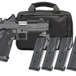 SPRINGFIELD ARMORY 1911 DS PRODIGY AOS COMP 9MM 4.25IN BARREL 20RD BLACK U-NOTCH W/TRITIUM 4MAGS PH9117AOS-COMP-PAC