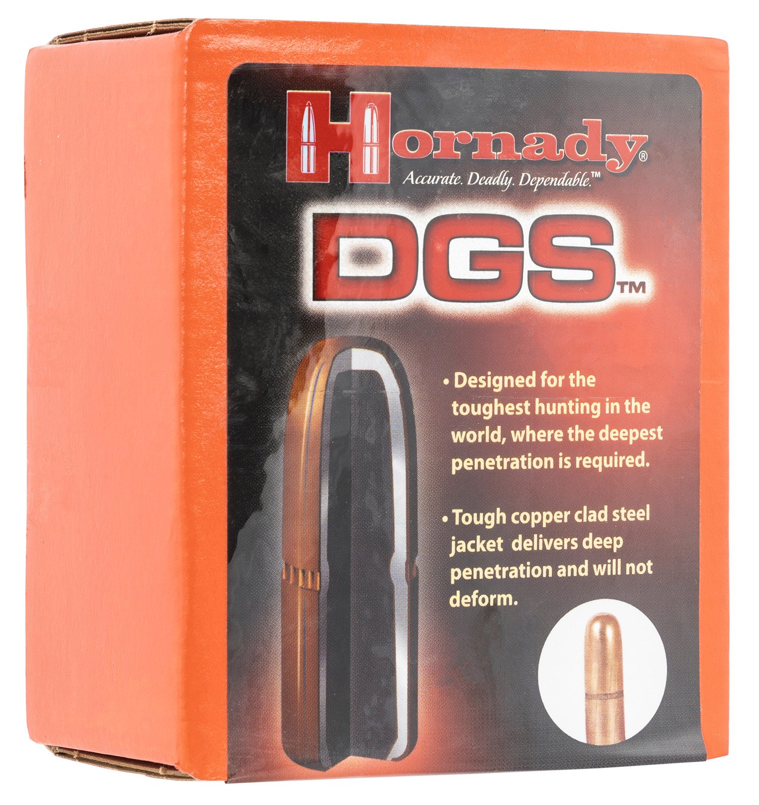 Hornady 5051 DGS 505 Cal .505 525 gr Dangerous Game Solid 50 Per Box/ 15 Case