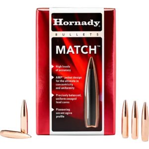 Hornady 2458 Match  6mm .243 105 gr Hollow Point Boat Tail Match 100 Per Box/ 25 Case