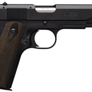 Browning 051802490 1911 A1 *CA Compliant Full Size 22 LR 10+1, 4.25" Matte Stainless Steel Barrel, Matte Black Serrated Slide & Alloy Frame w/Beavertail