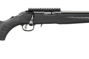 RUGER AMERICAN RIMFIRE 22 WMR 16.1IN BARREL 9RD BLACK  TB SCOPE RAIL STD LOP 8392
