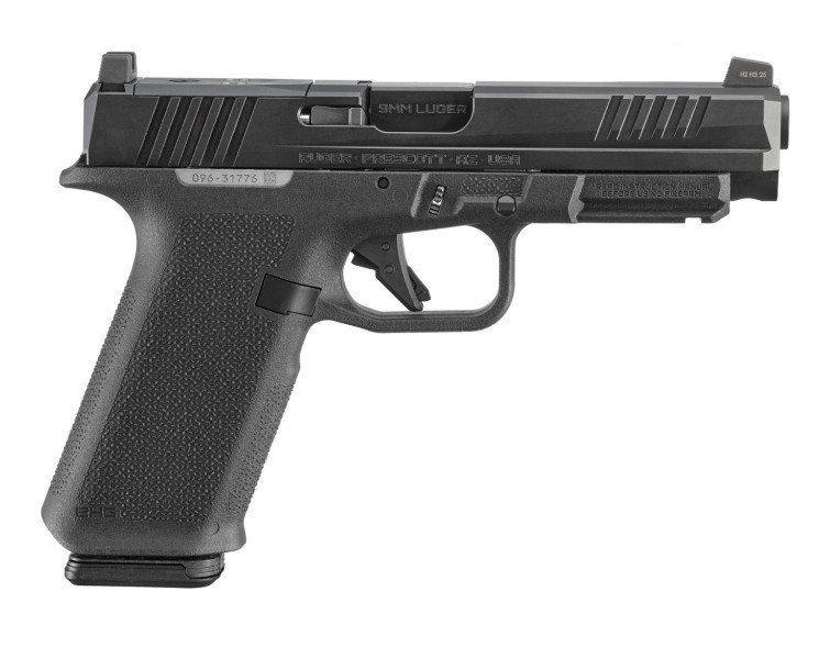 RUGER RXM 9MM 4.5IN BARREL 17RD BLACK MAGPUL GRIP TRITIUM FRONT SIGHT TWO GL9 PMAGS 19444