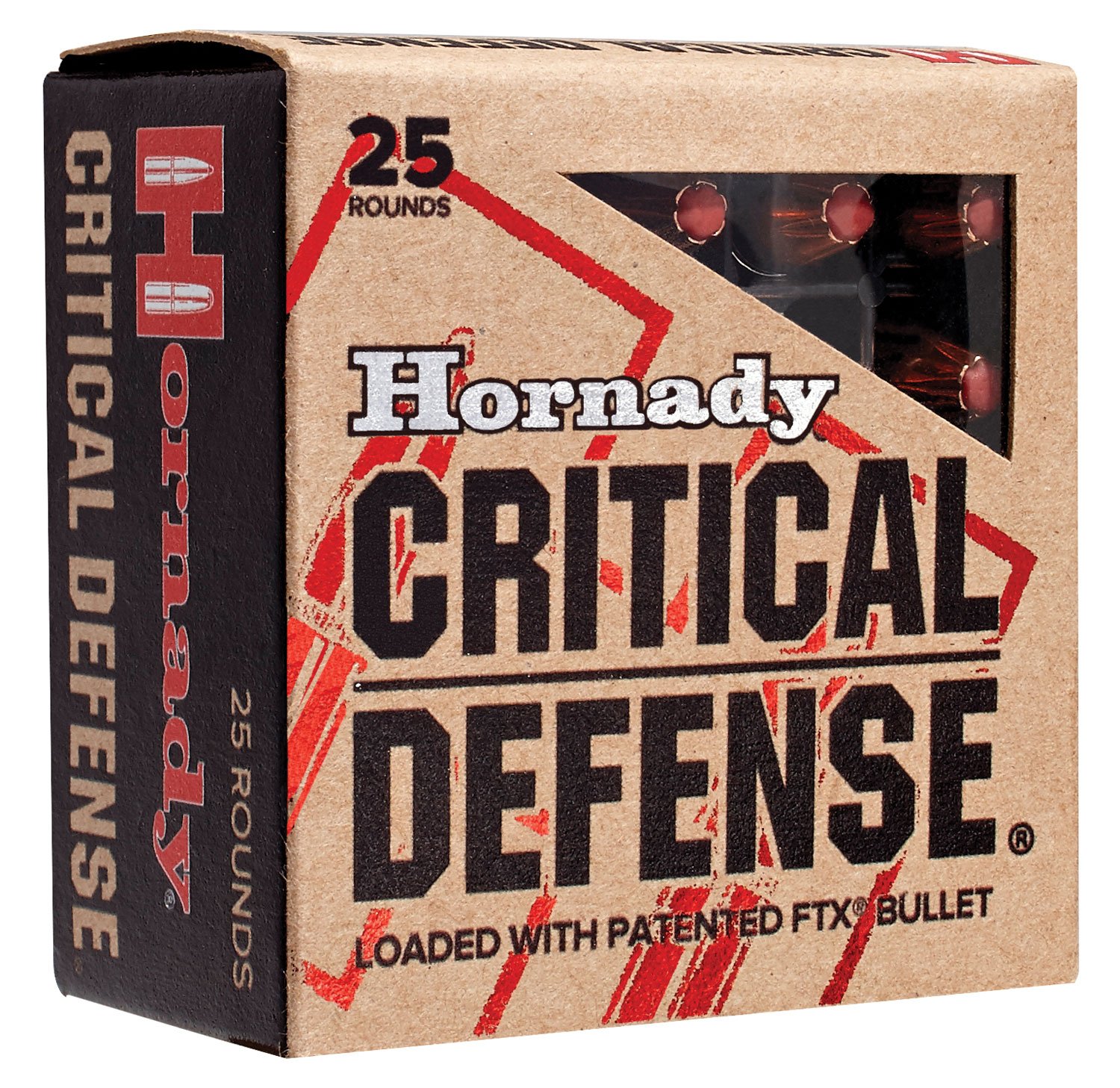 Hornady 91000 Critical Defense 9x18Makarov 95gr Hornady Flex Tip eXpanding 25 Per Box/10 Case