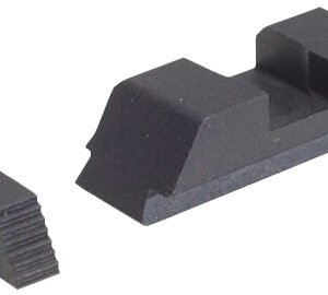 AmeriGlo GT504 Range Series Sight Set for Glock  Black Serrated Front-Black Rear