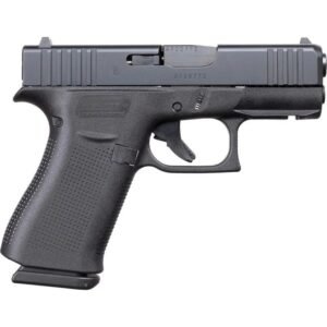 GLOCK 43X 9MM 3.4IN BARREL 15RD BLACK FXD 5.5LB W/FRONT RAILS UX4350203FR