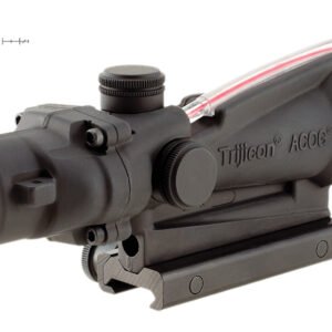 Trijicon 100154 ACOG Black Hardcoat Anodized 3.5x35mm Illuminated Red Horseshoe .308/7.62 BDC Reticle