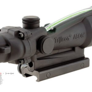 Trijicon 100161 ACOG Black Hardcoat Anodized 3.5x35mm Illuminated Green Crosshair .308/7.62 BDC Reticle