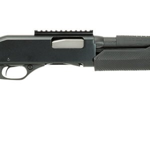 Stevens 19496 320 Security 12 Gauge 3" 5+1 18.50" Matte Black Carbon Steel Barrel, Matte Black Fixed Pistol Grip Stock, Ambidextrous 1-Piece Rail Includes Fixed Cylinder Bore Choke