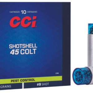 CCI 3746 Pest Control Shotshell 45Colt 150gr #9Shot 10 Per Box/20 Case