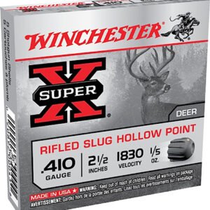 Winchester Ammo X41RS5VP Super X 410Gauge 2.50" 1/5oz Rifled Slug Shot 15 Per Box/10 Case *Value Pack