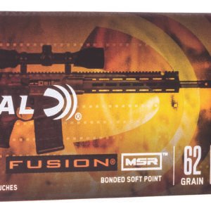 Federal F223MSR1 Fusion MSR 223Rem 62gr Bonded Soft Point 20 Per Box/10 Case