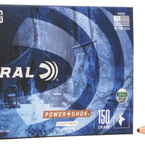 Federal 270130LFA Power-Shok Copper 270Win 130gr Copper Hollow Point 20 Per Box/10 Case