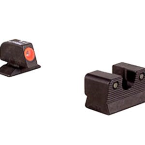 Trijicon 600619 HD Night Sights  Green/Tritium Orange Outline Front Sight-Green Tritium Black Outline Rear Sight Beretta 92A1/96A1