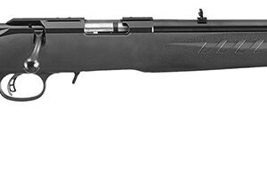 Ruger 8323 American Rimfire Compact 22 WMR 9+1 18" Satin Blued Steel Barrel & Alloy Steel Receiver w/Integral Scope Mount, Black Fixed Synthetic Stock, Right Hand