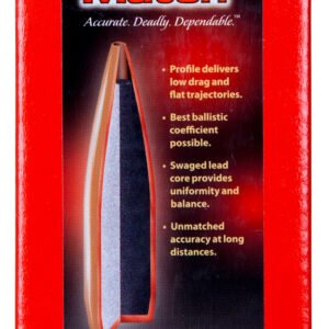 Hornady 3039 Match 30 Cal .308 155 gr Hollow Point Boat Tail Match 100 Per Box/ 15 Case