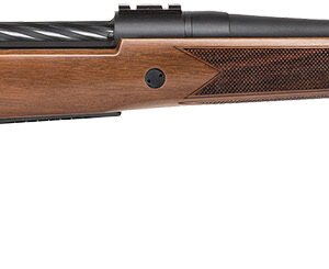 Mossberg 27890 Patriot  Full Size 30-06 Springfield 5+1 22" Matte Blued Fluted Barrel, Drilled & Tapped Matte Blued Stainless Steel Receiver, Walnut Fixed Stock, Right Hand