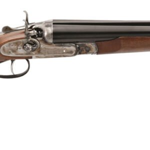 Taylors & Company 210114 Wyatt Earp Pedersoli Full Size 12 Gauge Break Open 3" 2rd 20" Blued Side By Side Barrel, Color Case Hardened Steel Receiver, Fixed Checkered Walnut Stock, Right Hand