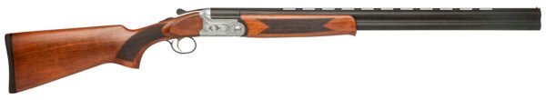 Dickinson LLC GW12W28P Green Wing  12 Gauge 2rd 3" 28" Matte Black Vent Rib Barrel, Engraved Steel Receiver w/Satin Silver Metal Finish, Bead Front Sight, Wood Stock & Ejector