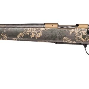 Christensen Arms 8010621300 Ridgeline FFT 300 Win Mag 3+1 22" Carbon Fiber/Threaded Barrel, Burnt Bronze Cerakote, Green with Black/Tan Accents Stock, Left Hand