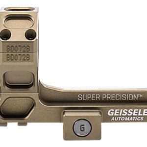 Geissele Automatics AR15 Super Precision Scope Mount/Ring Combo Desert Dirt Color Anodized