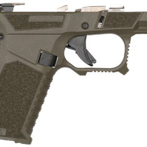 Sct Manufacturing 0226020000IB Sub Compact Compatible w/ Glock 43X/48 OD Green Polymer Frame Aggressive Texture Grip