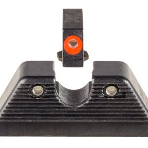 Trijicon 601092 HD XR Night Sight Set Green Tritium/Orange Outline Front, Green Tritium Rear, Black Frame, Fits Most Glock/17 MOS/19 MOS/45 MOS