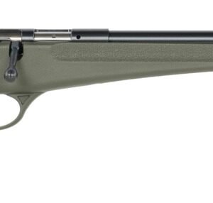 Savage Arms  Rascal F-SR 22 LR 1rd 16.13" Matte Black Single Shot Threaded Barrel,  Green Synthetic Stock, Right Hand
