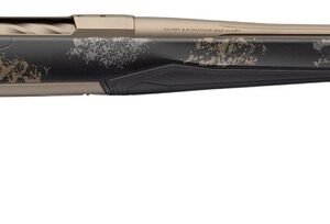 Browning 036142227 X-Bolt 2 Speed HD Full Size 7mm Rem Mag 3+1 26" Smoked Bronze Cerakote Fluted Threaded Barrel, Smoked Bronze Cerakote Steel Drilled & Tapped Receiver, Bronze/Gray Camo w/Black Overm