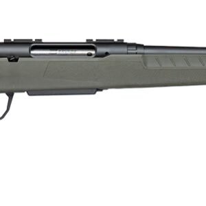 Savage Arms 33114 Axis 2 243 Win 4+1 20" Matte Black Carbon Steel Threaded Barrel, Drilled & Tapped Receiver, OD Green Fixed w/Pistol Grip Synthetic Stock, Right Hand