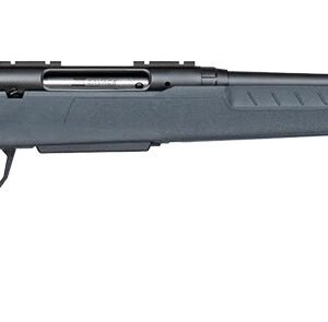 Savage Arms 33128 Axis 2 7mm-08 Rem 4+1 20" Matte Black Carbon Steel Threaded Barrel, Drilled & Tapped Receiver, Gray Fixed w/Pistol Grip Synthetic Stock, Right Hand
