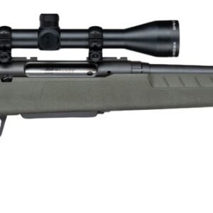 Savage Arms 33170 Axis 2 XP w/Optic 30-06 Springfield 4+1 20" Matte Black Carbon Steel Threaded Barrel, Drilled & Tapped Receiver, OD Green Synthetic Fixed w/Pistol Grip Stock, 3-9x40mm Duplex Scope,