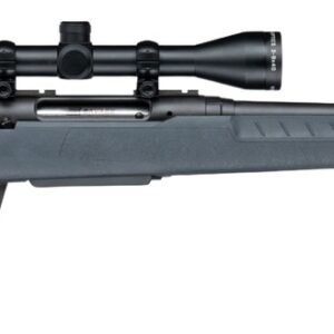 Savage Arms 33182 Axis 2 XP 30-06 Springfield 4+1 20" Matte Black Carbon Steel Threaded Barrel & Drilled & Tapped Receiver, Gray Synthetic Fixed w/Pistol Grip Stock, 3-9x40mm Duplex Scope, Right Hand